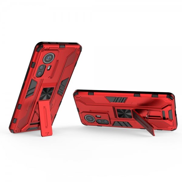 Xiaomi 12 Pro Cover Stativfunktion Rød