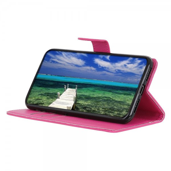Xiaomi 12T/12T Pro Etui Litchi Magenta