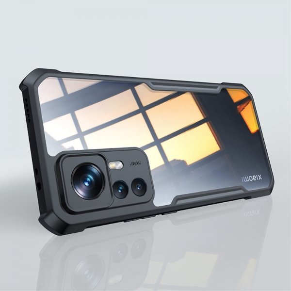 Xiaomi 12T/12T Pro Cover Farvet Kant Transparent