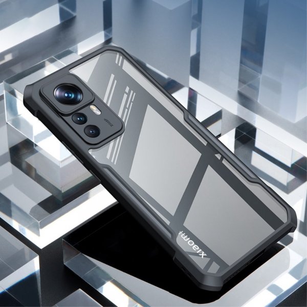 Xiaomi 12T/12T Pro Cover Farvet Kant Transparent