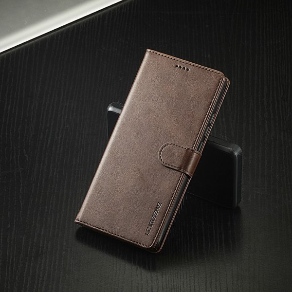 Xiaomi 14T Etui med Kortholder Stativfunktion Mørkebrun