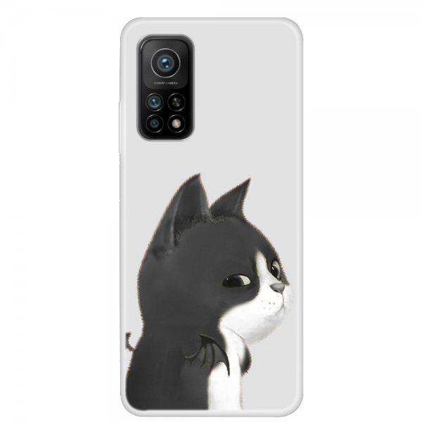 Xiaomi Mi 10T/10T Pro Cover Motiv Sort Katt