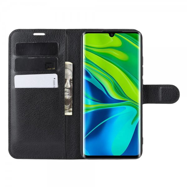 Xiaomi Mi Note 10/Mi Note 10 Pro Etui Litchi Sort