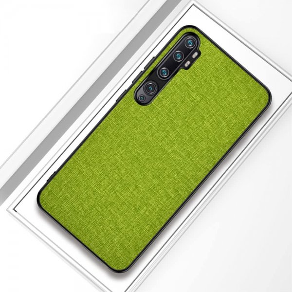 Xiaomi Mi Note 10/Mi Note 10 Pro Cover Stoftextur Grøn