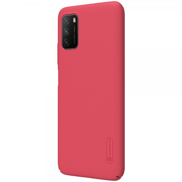 Xiaomi Poco M3 Cover Frosted Shield Rød