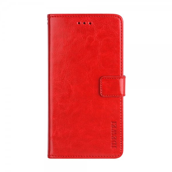Xiaomi Redmi 9T Etui Lædertekstur Rød