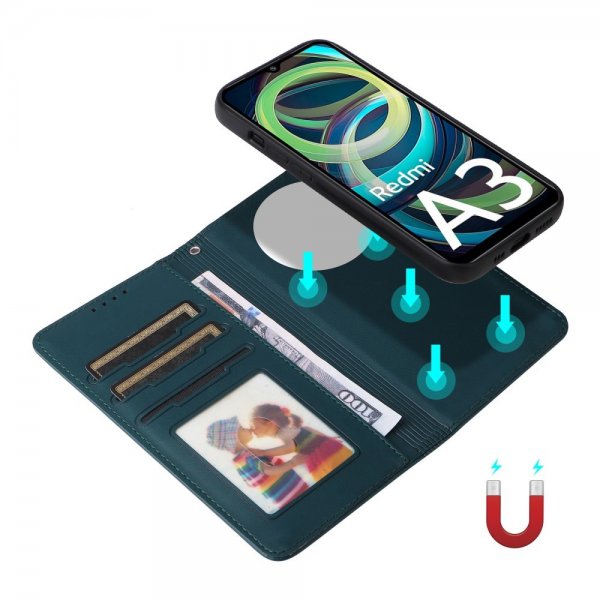 Xiaomi Redmi A3 Etui Aftageligt Cover 005 Blå