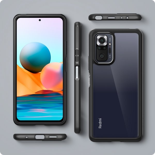 Xiaomi Redmi Note 10 Pro Cover Ultra Hybrid Matte Black