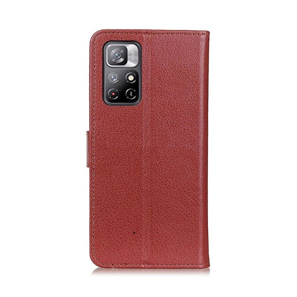 Xiaomi Redmi Note 11 Etui med Stativ Brun
