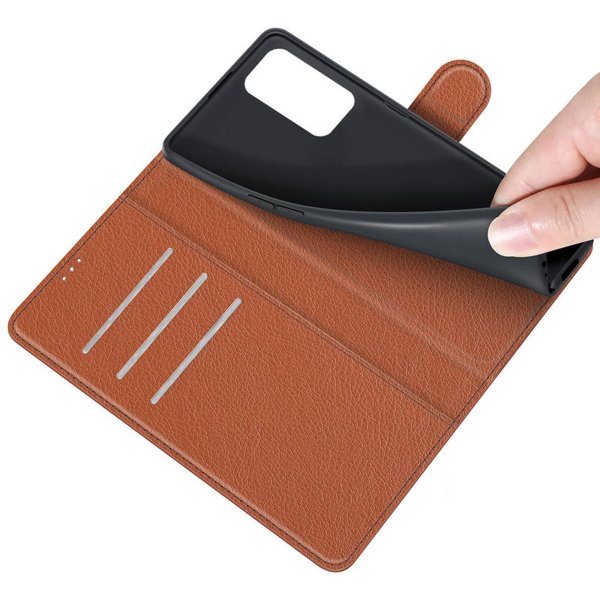 Xiaomi Redmi Note 11 Etui med Stativ Brun