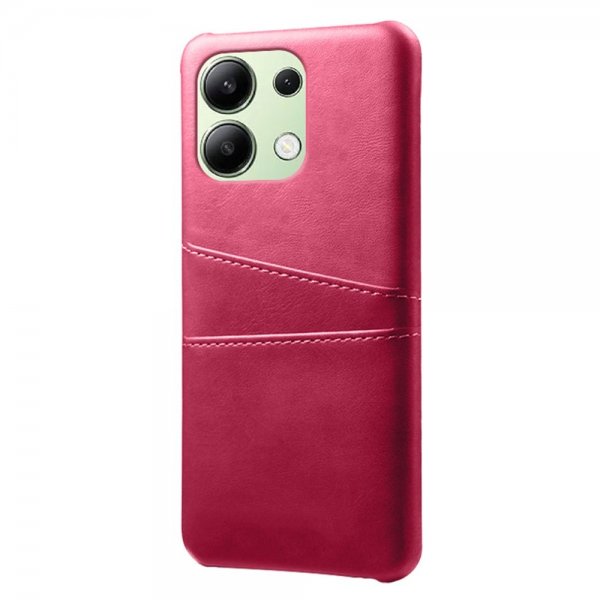 Xiaomi Redmi Note 13 4G Cover med Kortholder til to kort Magenta