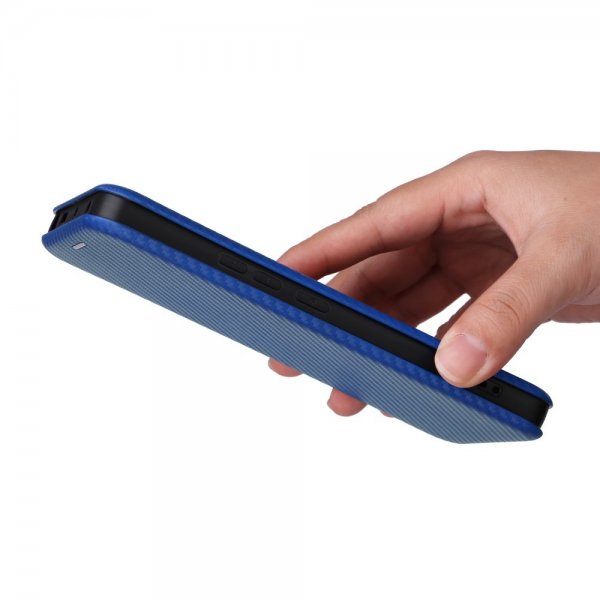 Xiaomi Redmi Note 13 5G Etui Kulfibertekstur Blå