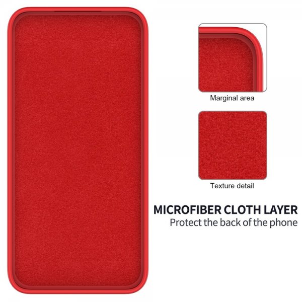 Xiaomi Redmi Note 13 5G Cover med Strop Silikone Rød