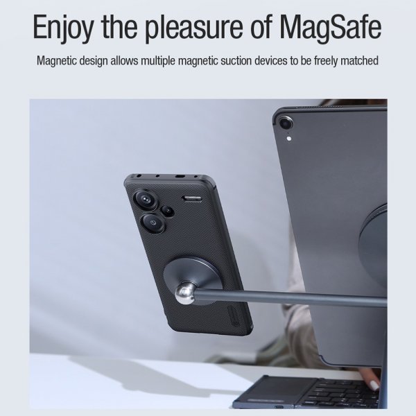 Xiaomi Redmi Note 13 Pro Plus 5G Cover Super Frosted Shield Pro MagSafe Sort